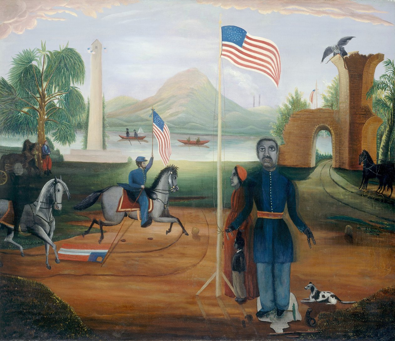 Alegoria da Liberdade, 1863 ou depois. de Unbekannt