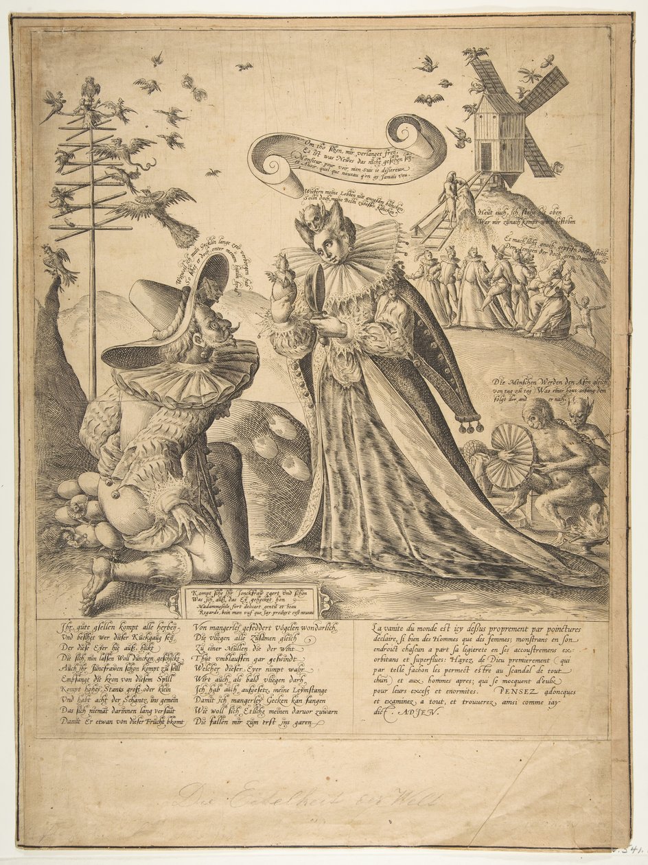 Alegoria sobre a vaidade. de Unbekannt
