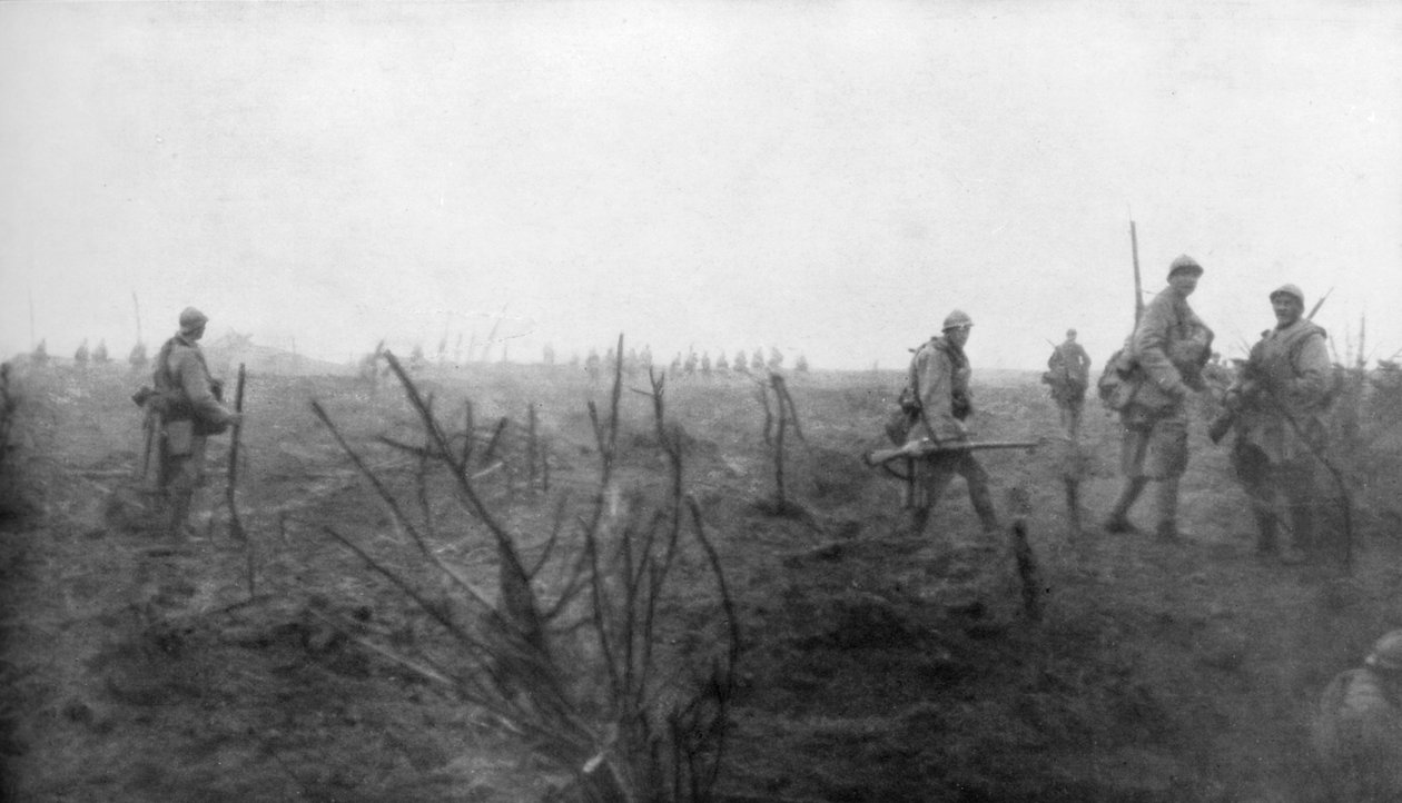 Tropas aliadas, 31 de julho de 1917 no Canal Yser, Bélgica, 1926 de Unbekannt