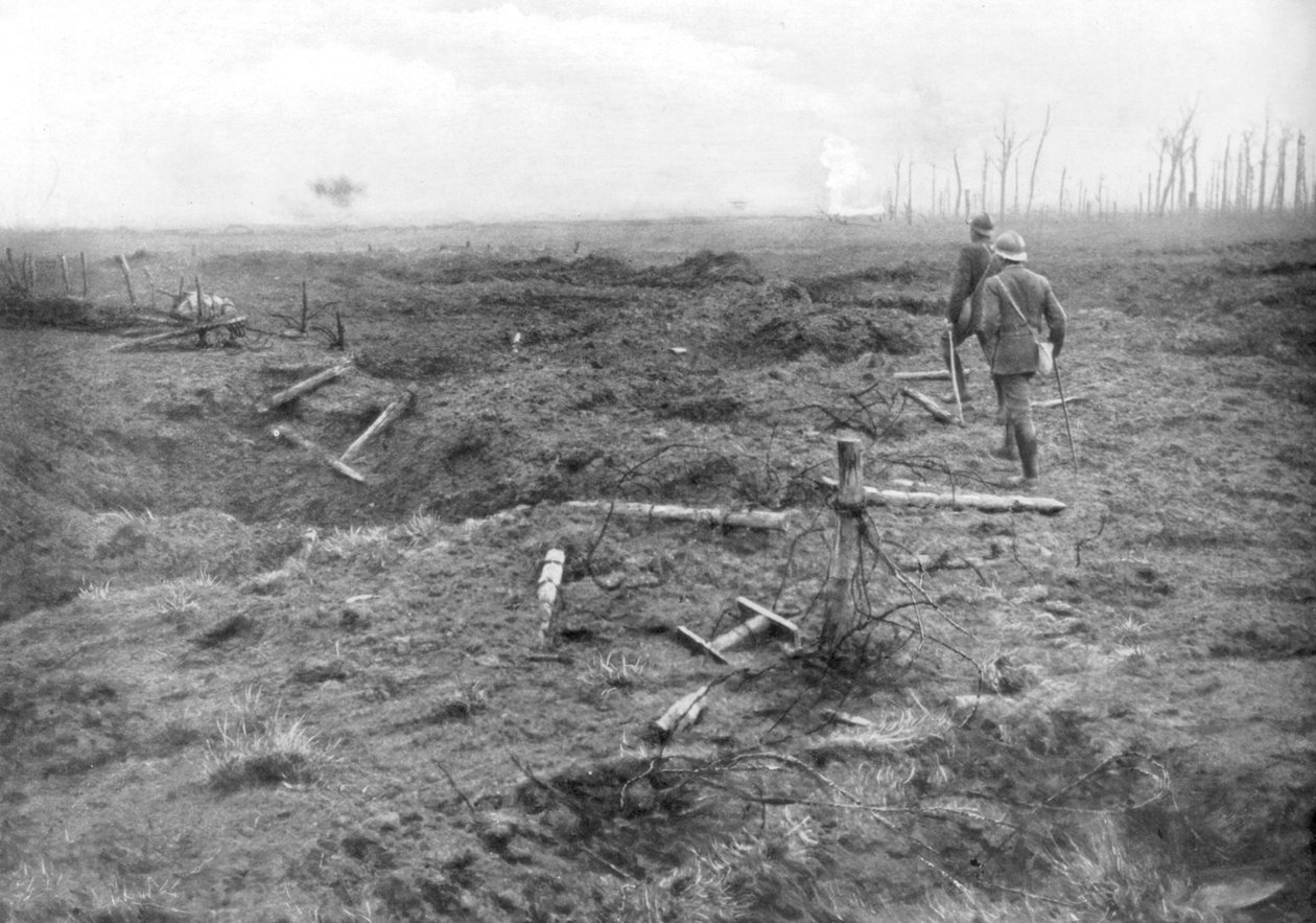 Tropas aliadas no Canal Yser, Bélgica, 31 de julho de 1917 de Unbekannt