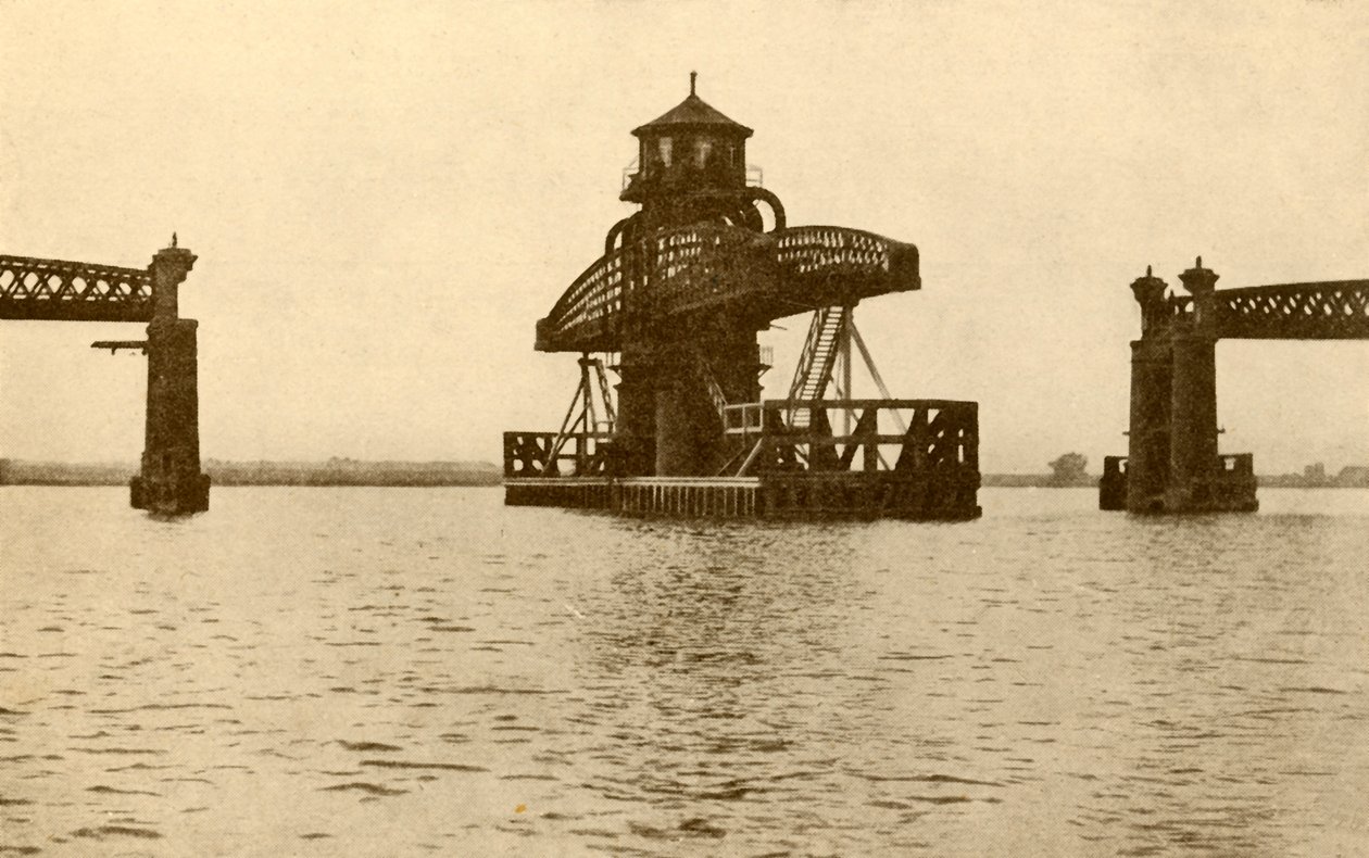 Alloa Swing Bridge, 1930. de Unbekannt