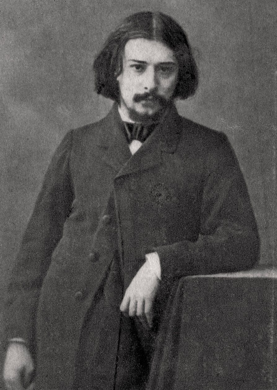 Alphonse Daudet, romancista francês, 1869 de Unbekannt