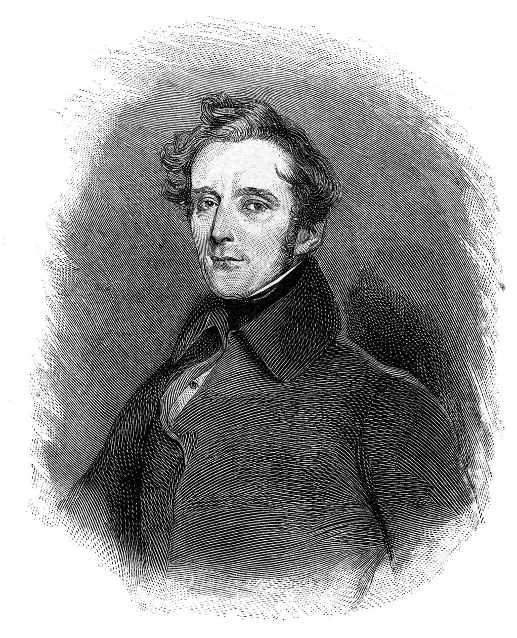 Alphonse de Lamartine 1790-1869, escritor, poeta e político francês, 1900 de Unbekannt