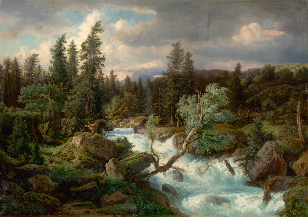 Alpine torrent de Unbekannt