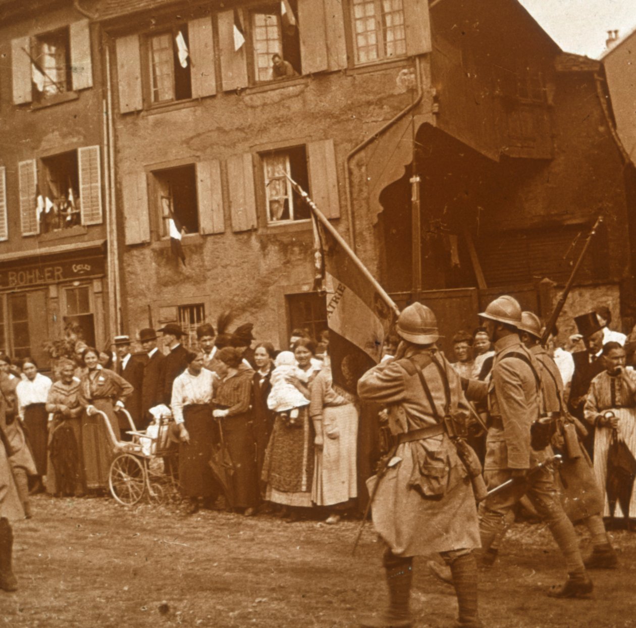 Alsácia é tomada, c1914-c1918 de Unbekannt