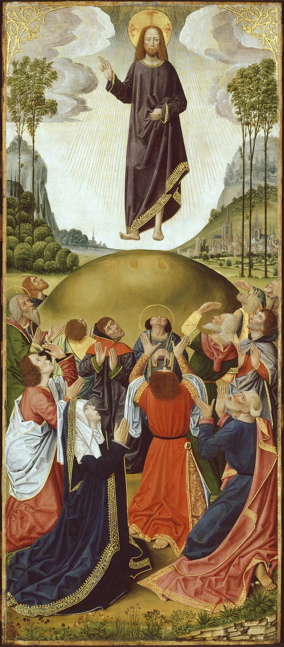 Retábulo de Thuison-les-Abbeville: A Ascensão, 14901500. de Unbekannt