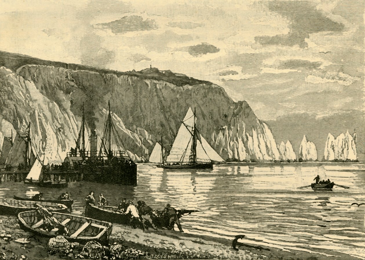 Alum Bay, 1898. de Unbekannt