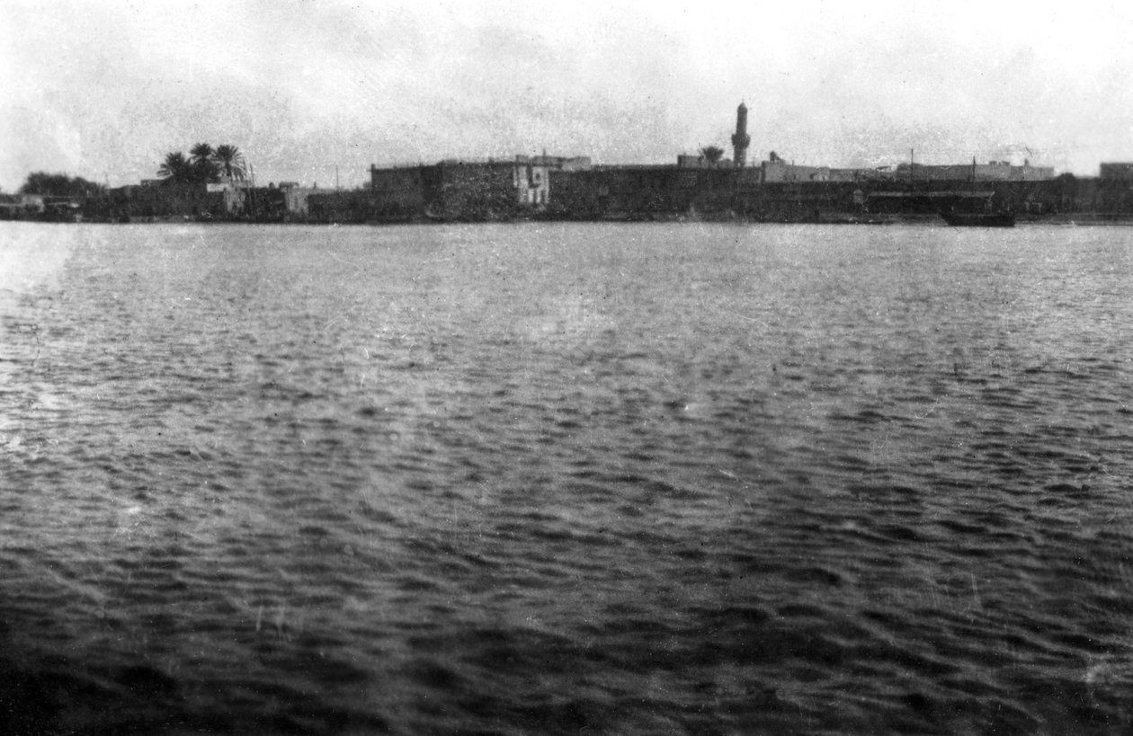 Amara, no rio Tigre, Mesopotâmia, 1918 de Unbekannt