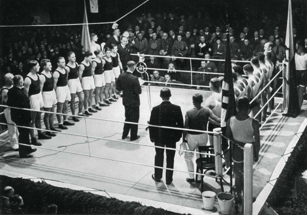 Competição de boxe amador entre Alemanha e Polônia, 1936 de Unbekannt