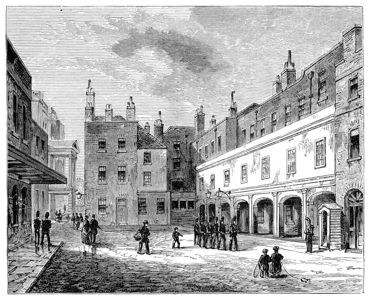 Embaixadores Court, St Jamess Palace, Londres, 1900. de Unbekannt