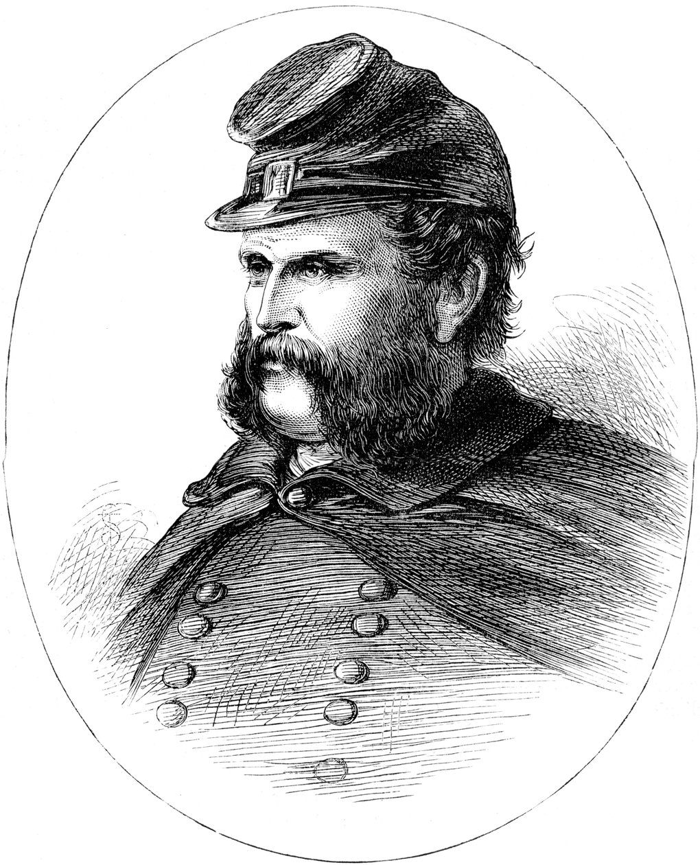 Ambrose Burnside, general da União da Guerra Civil Americana, c1880 de Unbekannt