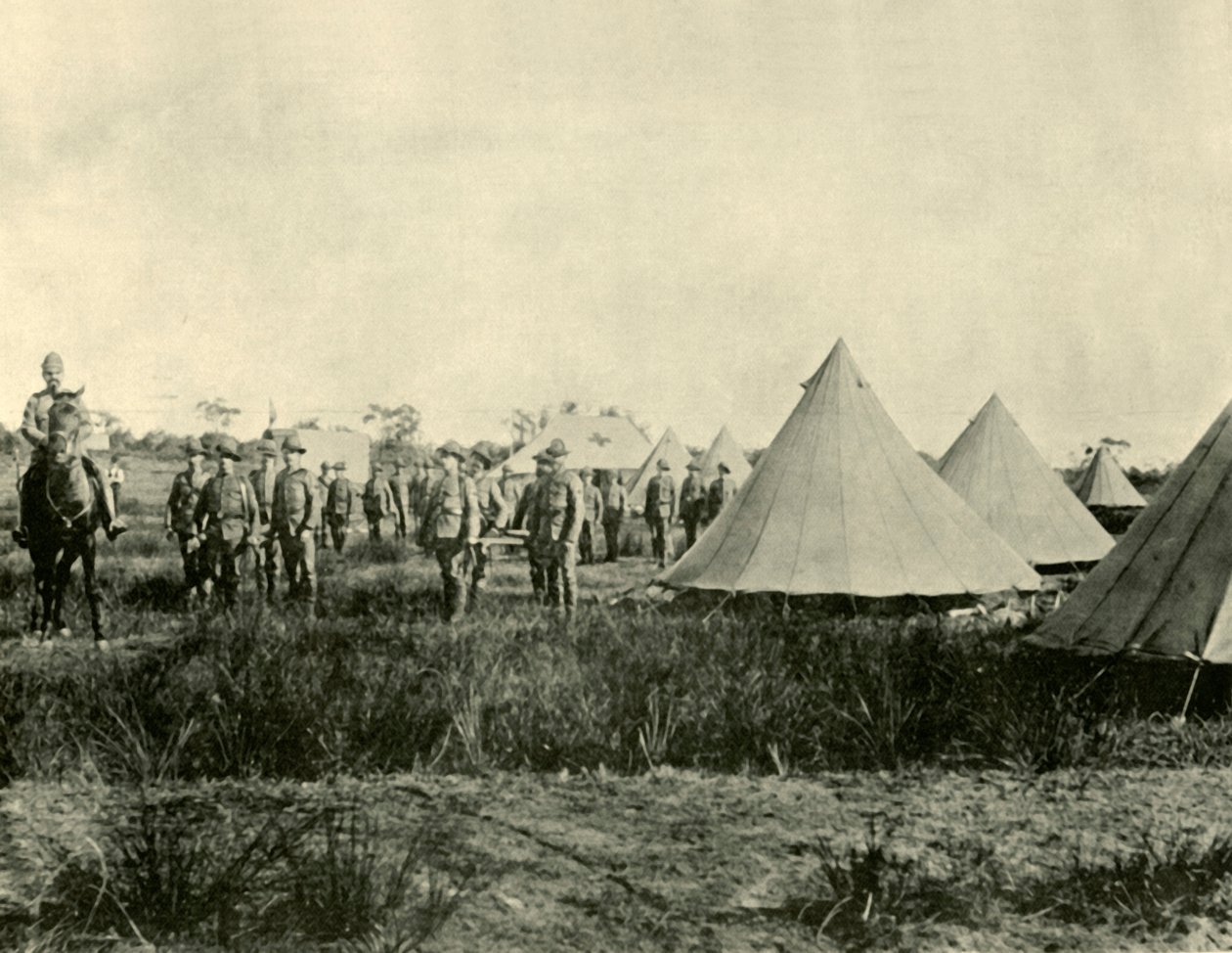 Corpo de ambulância, Langwarrin, Victoria, 1901. de Unbekannt