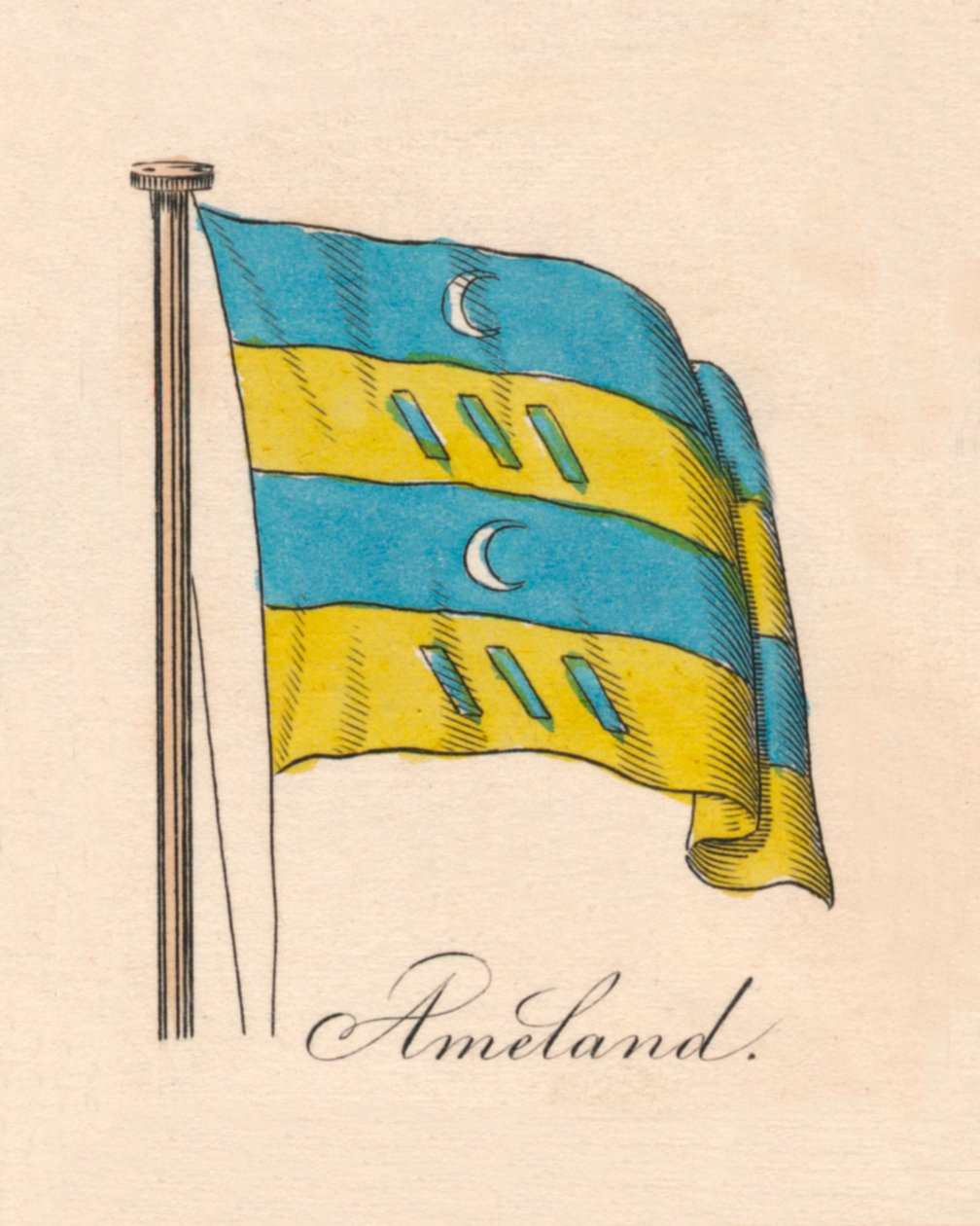 Ameland, 1838 de Unbekannt