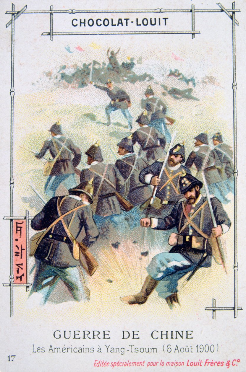 Exército Americano em Yang-Tsoum, China, Rebelião dos Pugilistas, 6 de agosto de 1900 de Unbekannt