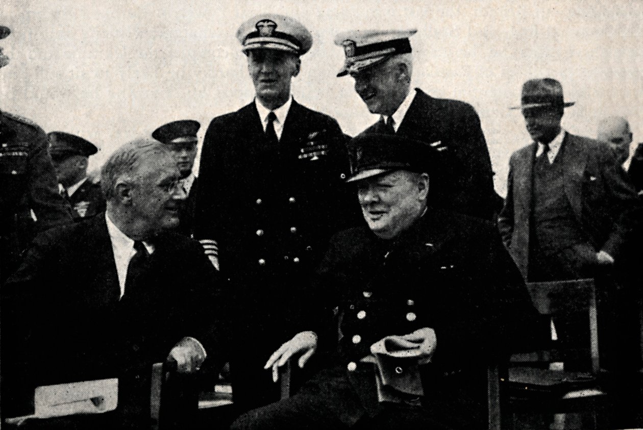 Presidente Americano e Premier Britânico, 14 de agosto de 1941, 1945. de Unbekannt