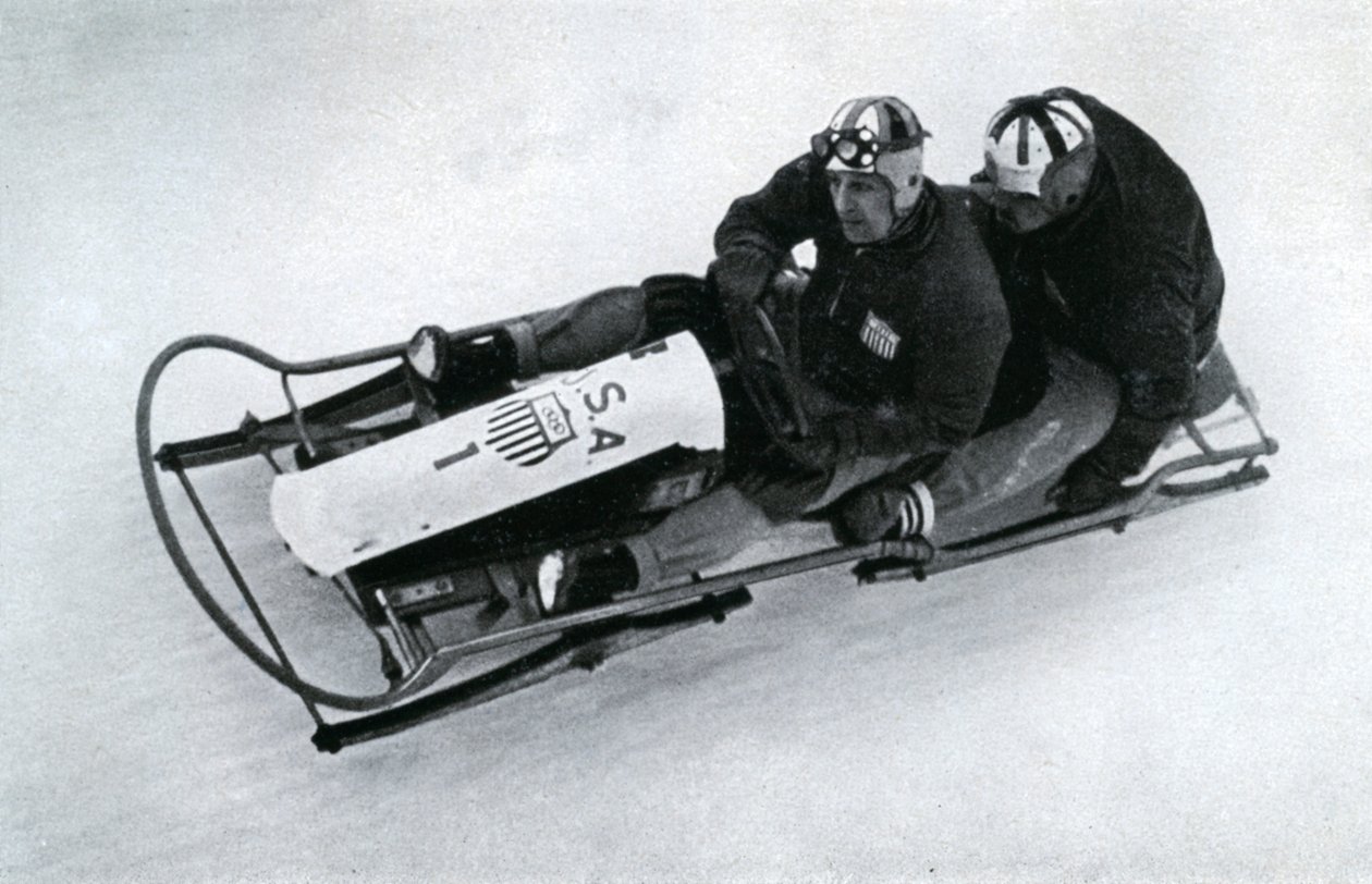 Equipe americana de trenó de dois homens, Jogos Olímpicos de Inverno na Alemanha, 1936 de Unbekannt