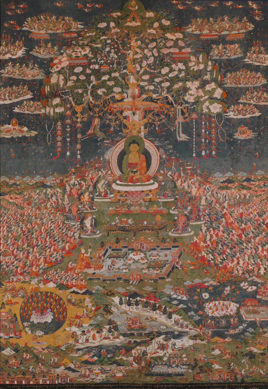 Amitabha, o Buda da Terra Pura Ocidental Sukhavati, ca. 1700 de Unbekannt
