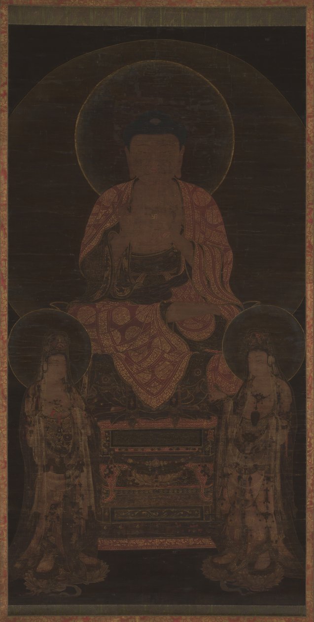 Tríade Amitabha, c. século 13. de Unbekannt