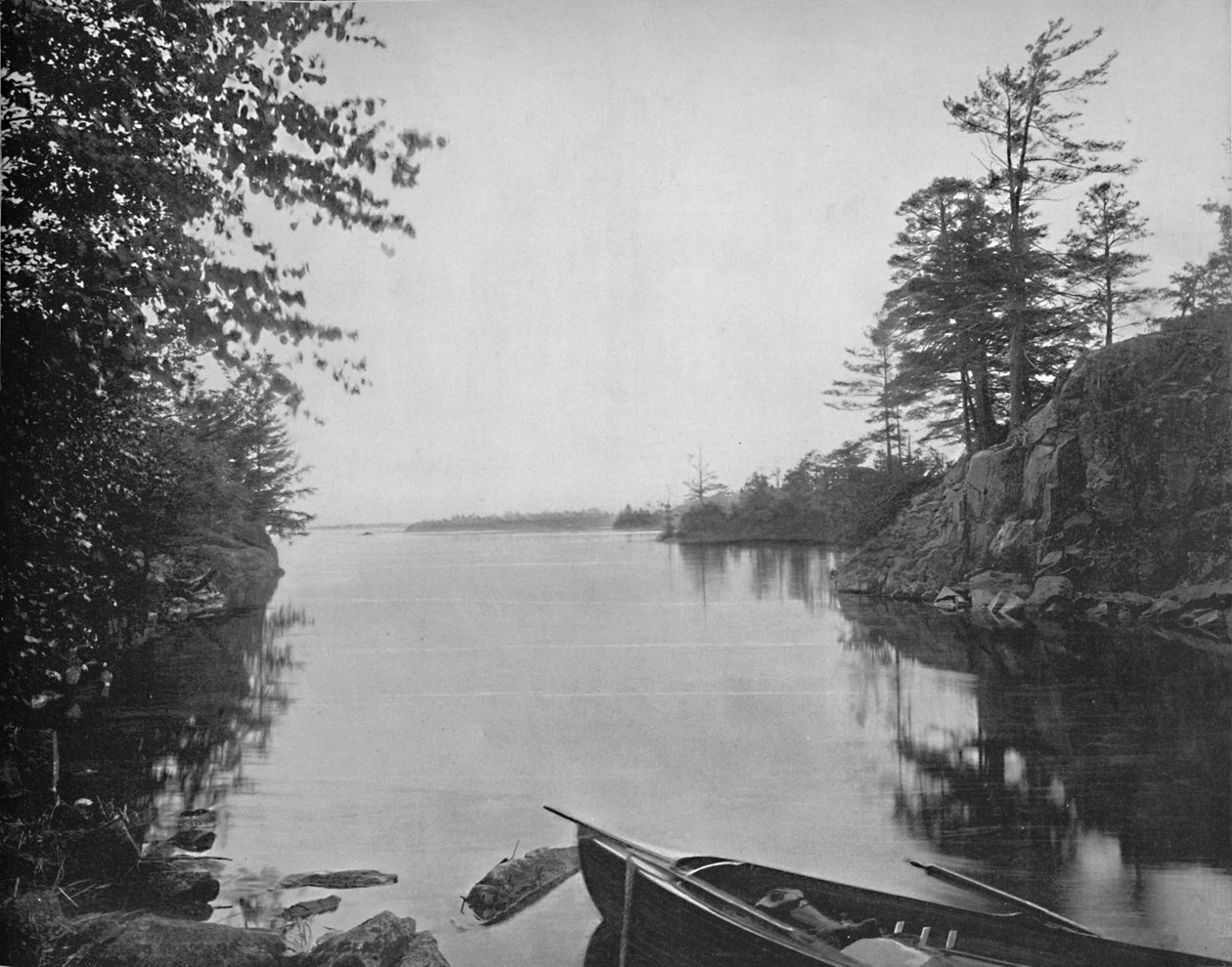 Entre as mil ilhas do St. Lawrence, c1897. de Unbekannt