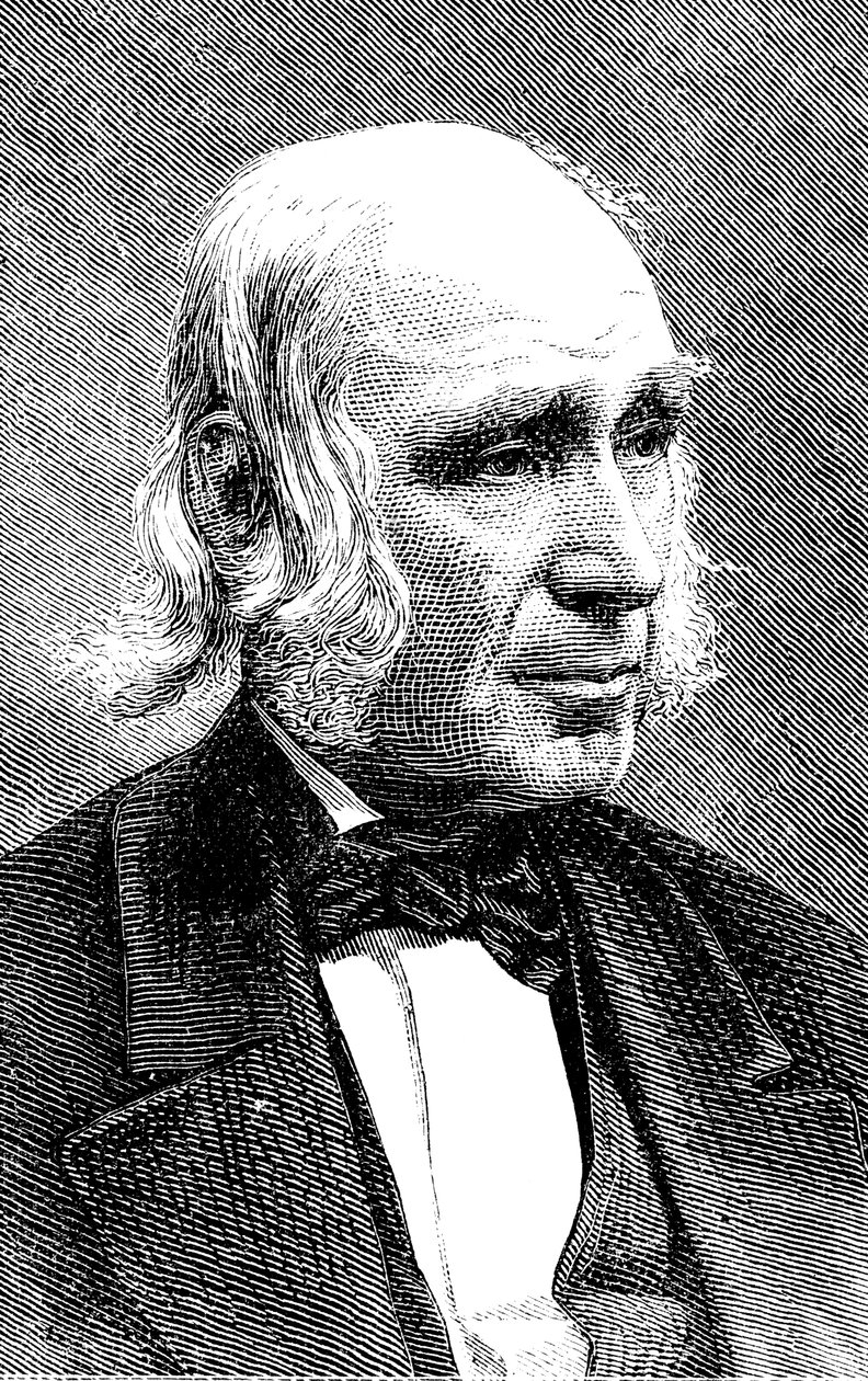 Amos Bronson Alcott 1799-1888, professor americano e transcendentalista de Unbekannt