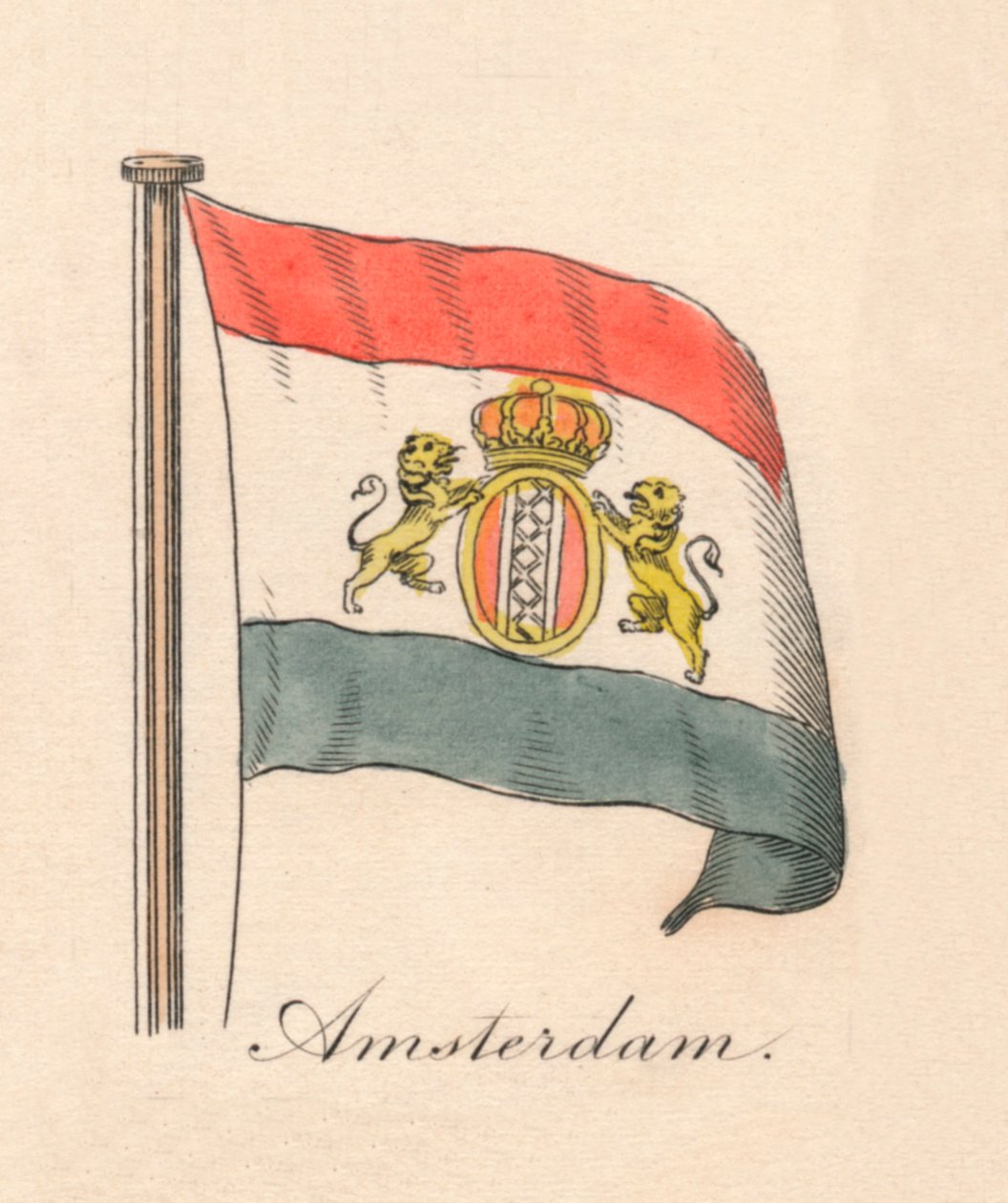 Amsterdã, 1838 de Unbekannt