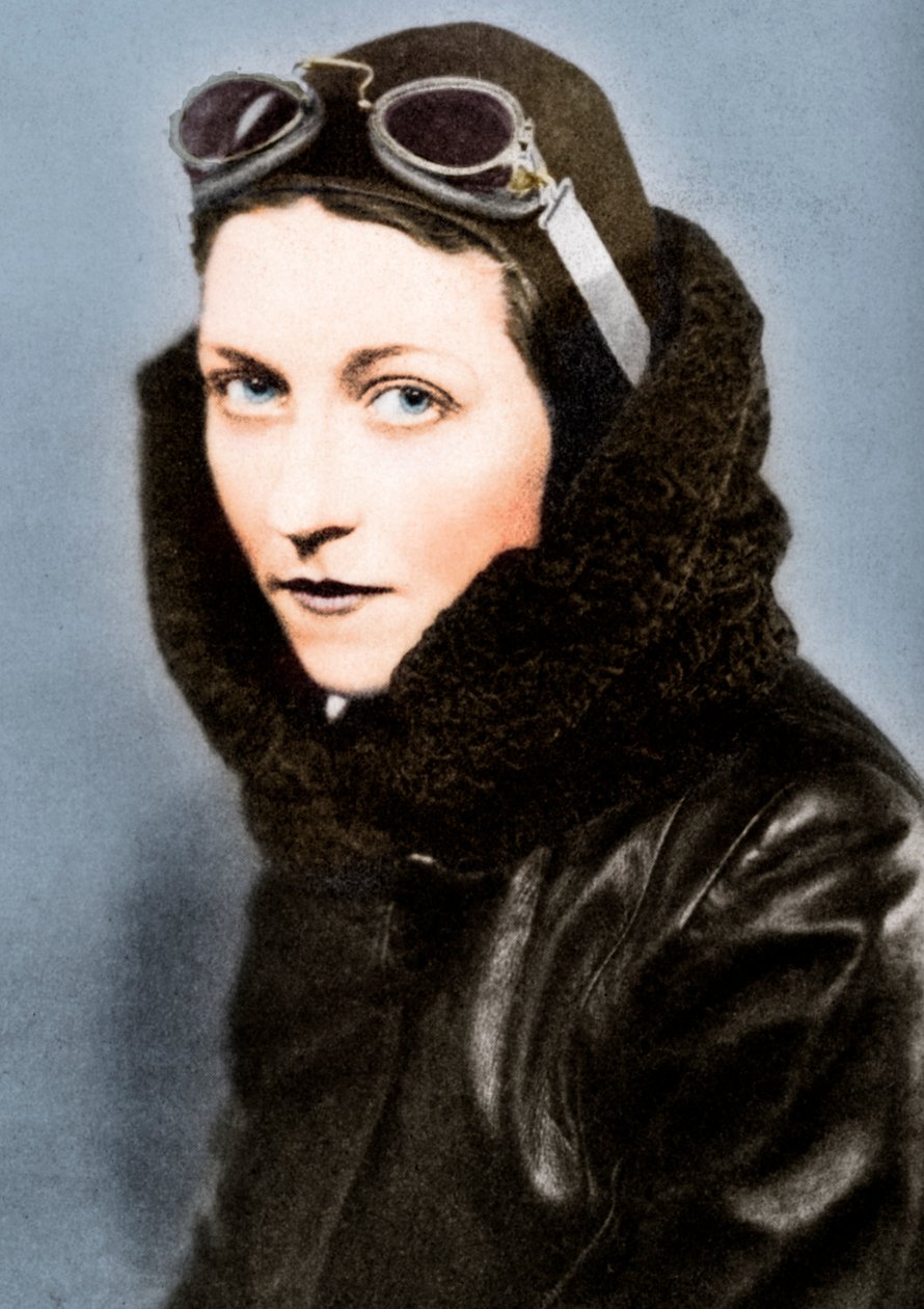 Amy Johnson, piloto, c1930s 1936 de Unbekannt