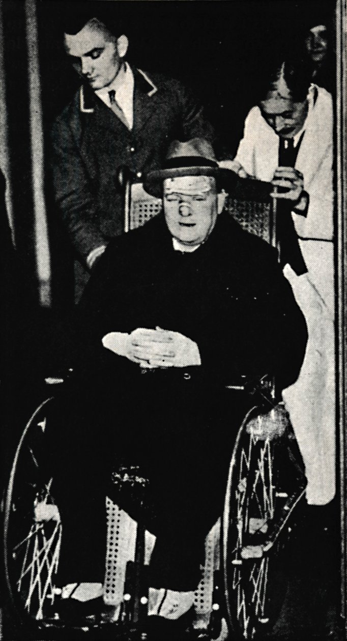 Um acidente com o Sr. Churchill, novembro de 1931, 1945. de Unbekannt