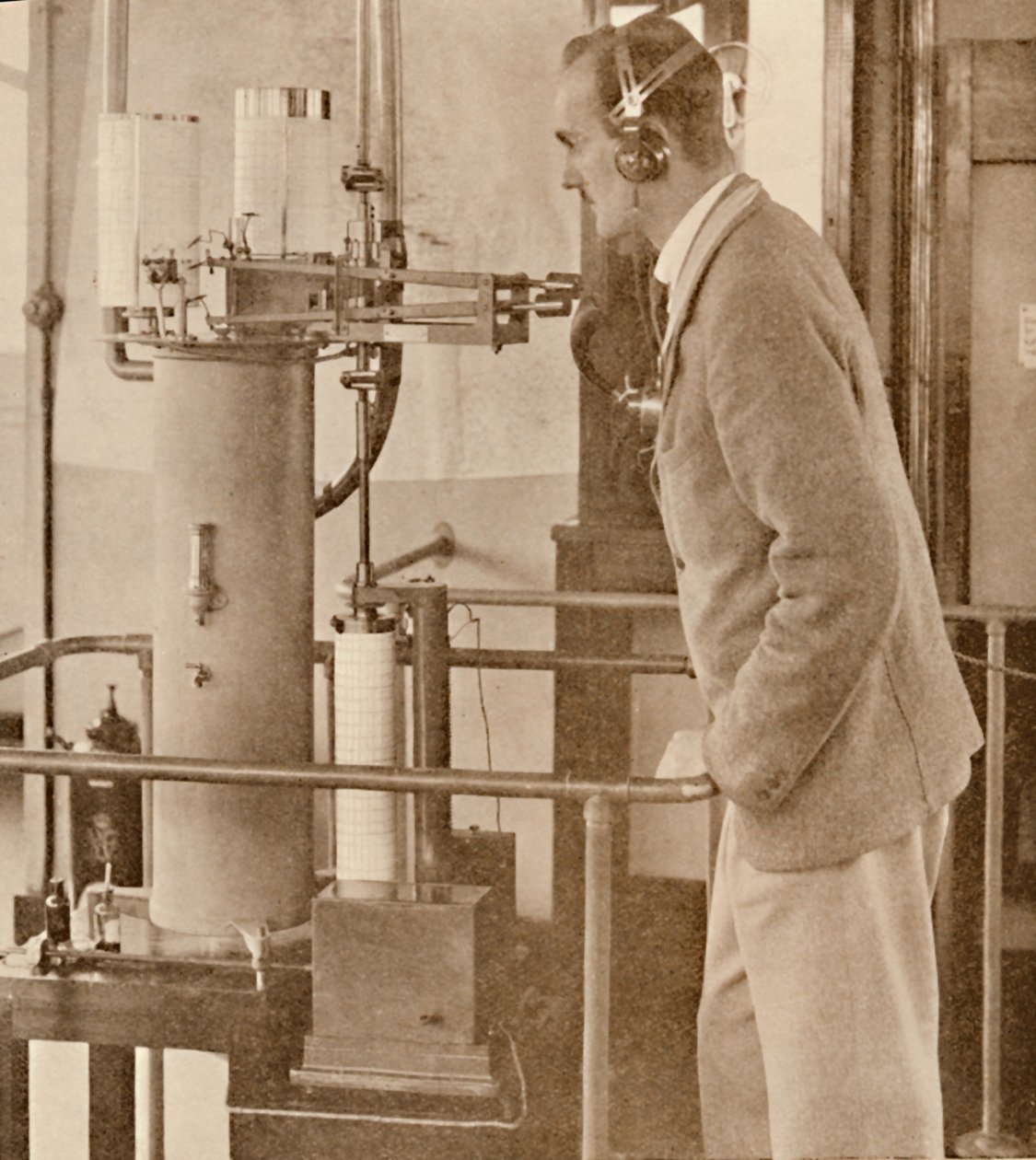 Um centro meteorológico do dirigível, 1927 de Unbekannt