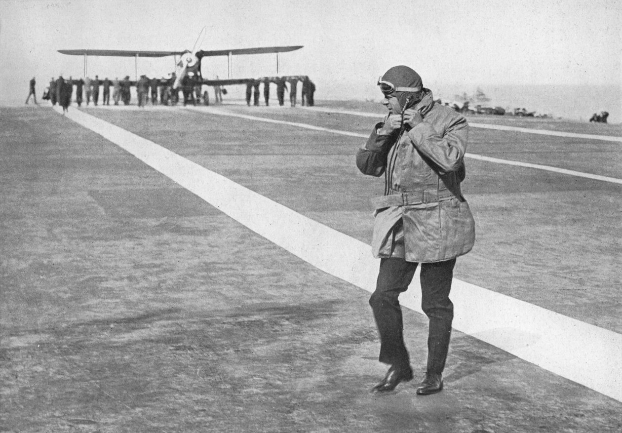 Uma ocasião histórica: Rei Edward removendo seu capacete voador, 1936 de Unbekannt