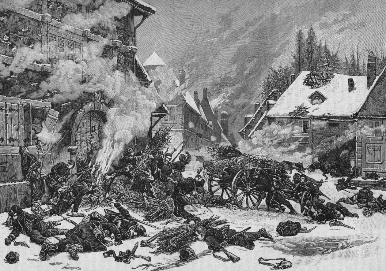Um incidente na batalha de Villersexel, 1902 de Unbekannt