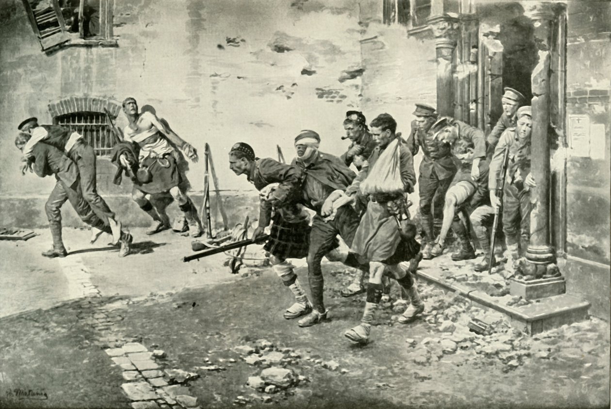 Um incidente no retiro de Mons, 1919. de Unbekannt