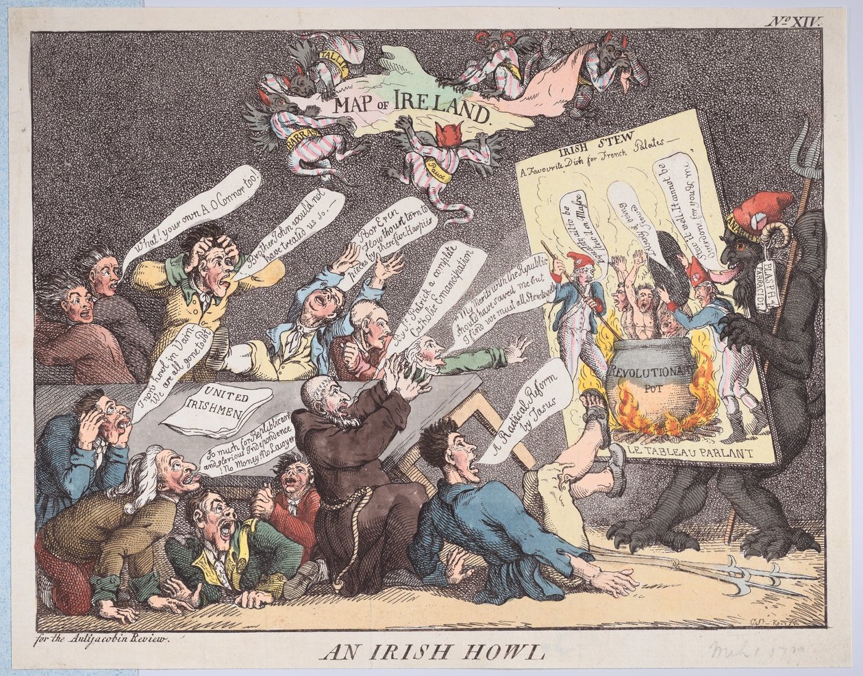 Um uivo irlandês, 1º de março de 1799., 1º de março de 1799. de Unbekannt