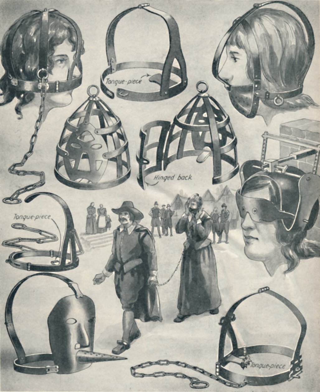 Um freio de ferro para uma língua de Scolds, c1934 de Unbekannt