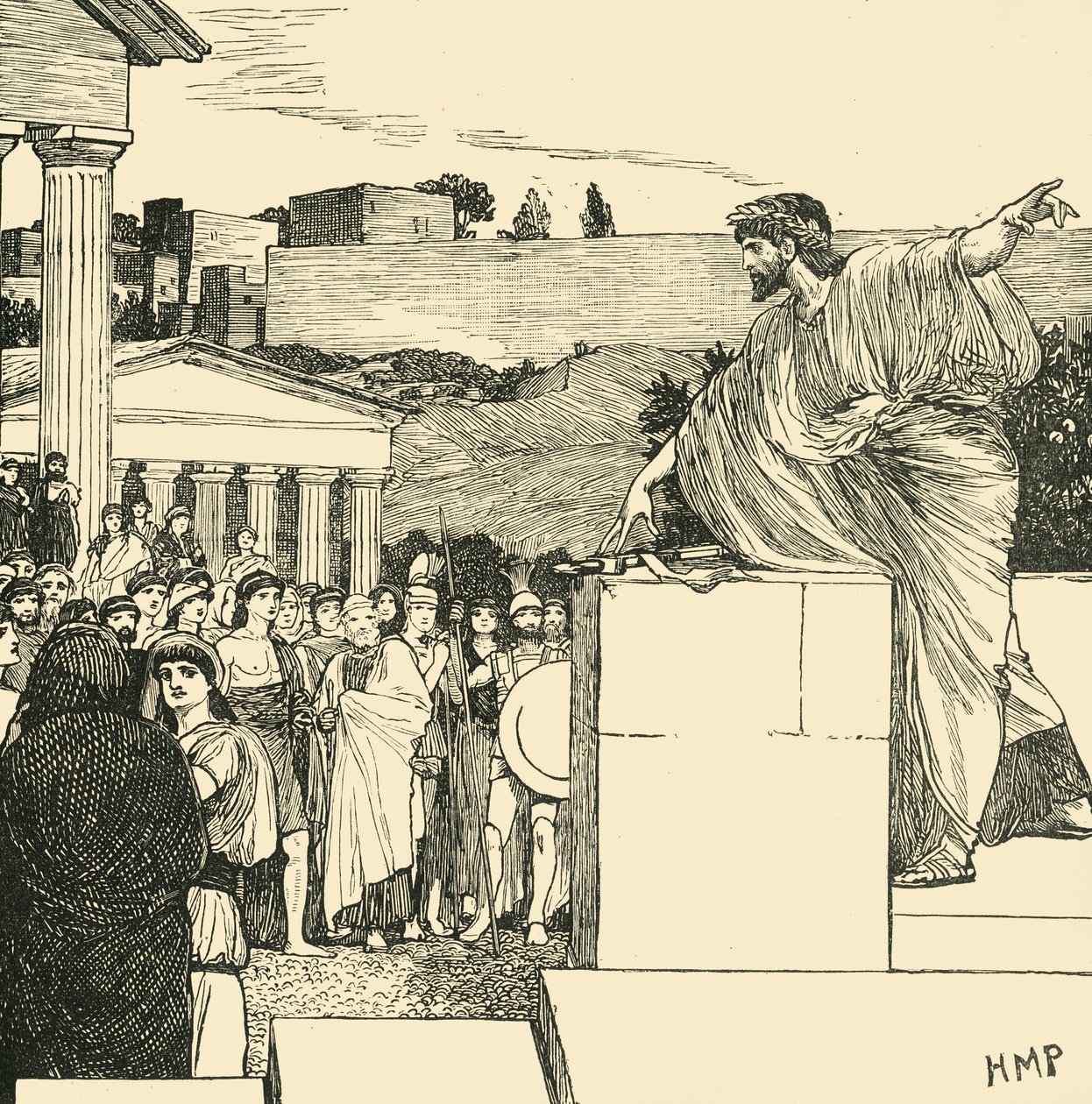 Uma Oração de Demóstenes, 1890. de Unbekannt