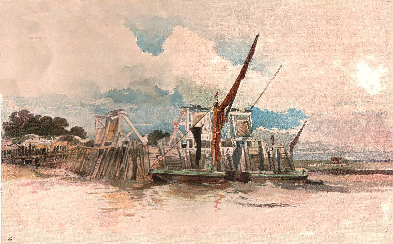 Um esboço ao ar livre, c1900. de Unbekannt