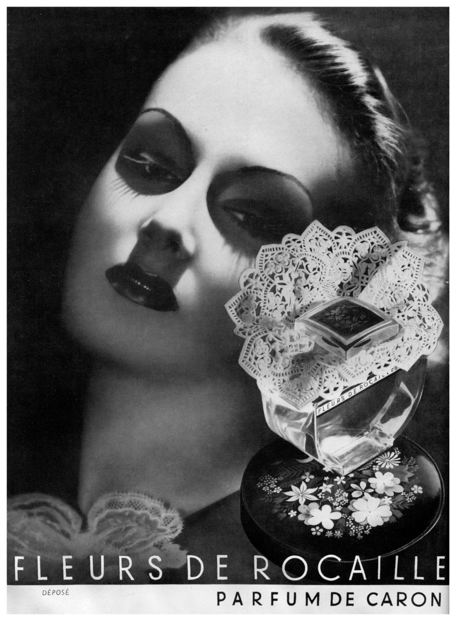 Um anúncio do perfume Caron, 1938 de Unbekannt