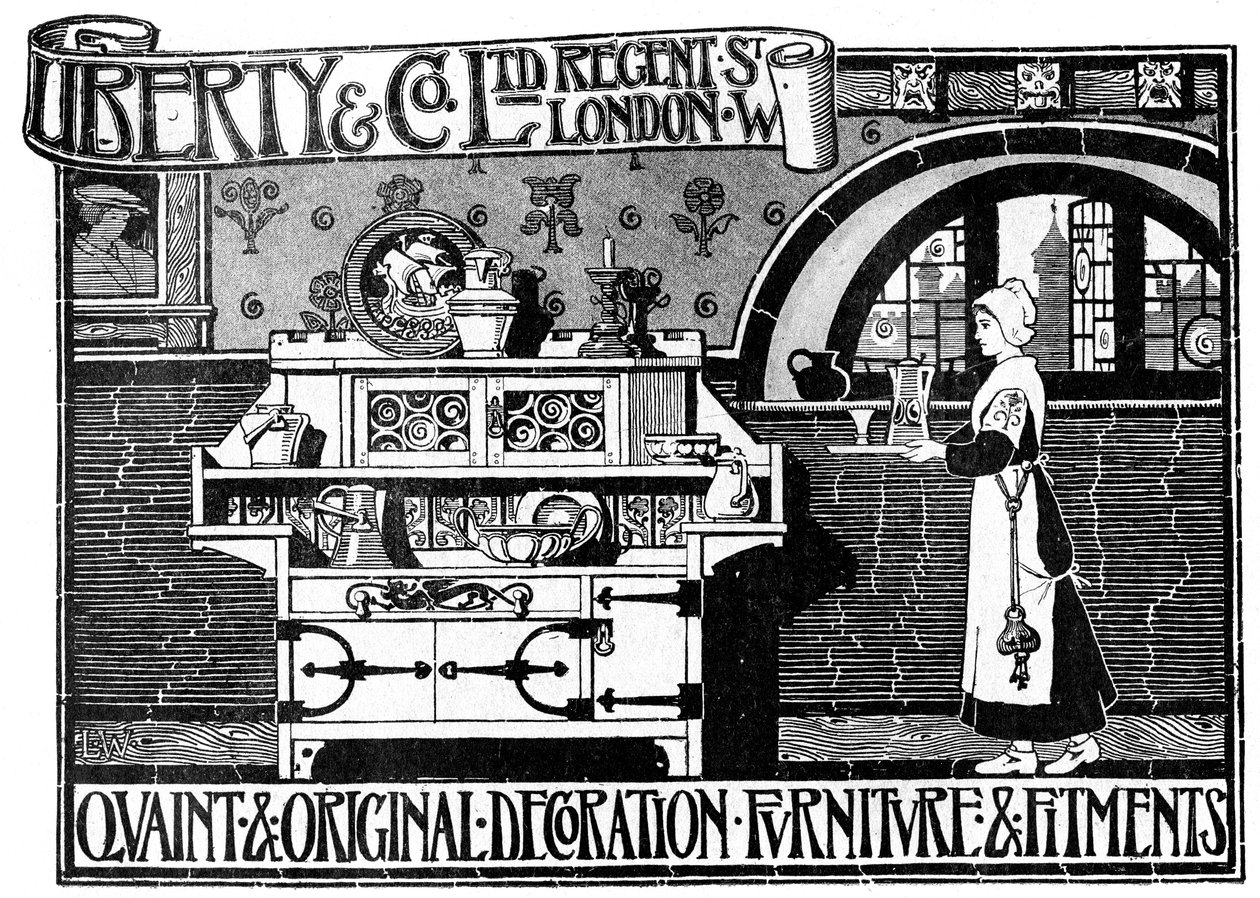 Um anúncio para Liberty and Co Ltd, 1898 de Unbekannt