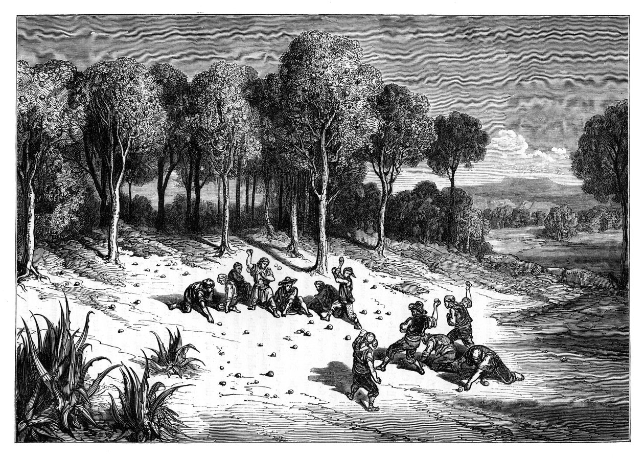 Um laranjal no sul da Espanha, c1890 de Unbekannt