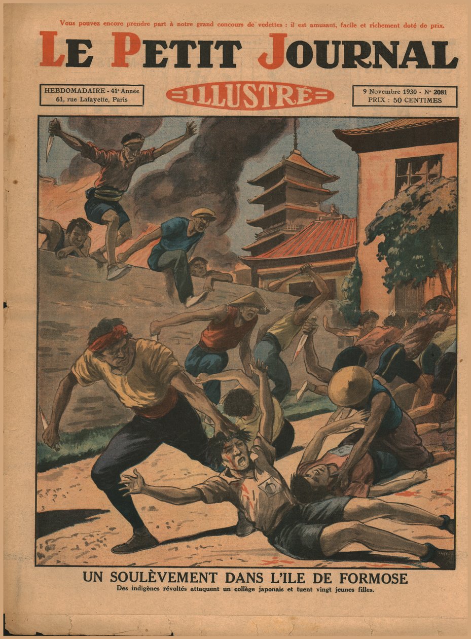 Uma revolta na ilha de Formosa, 1930. de Unbekannt