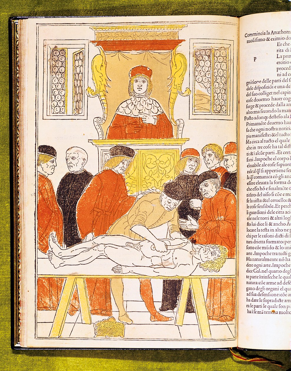 Palestra de anatomia em Pádua, Itália, 1483 de Unbekannt