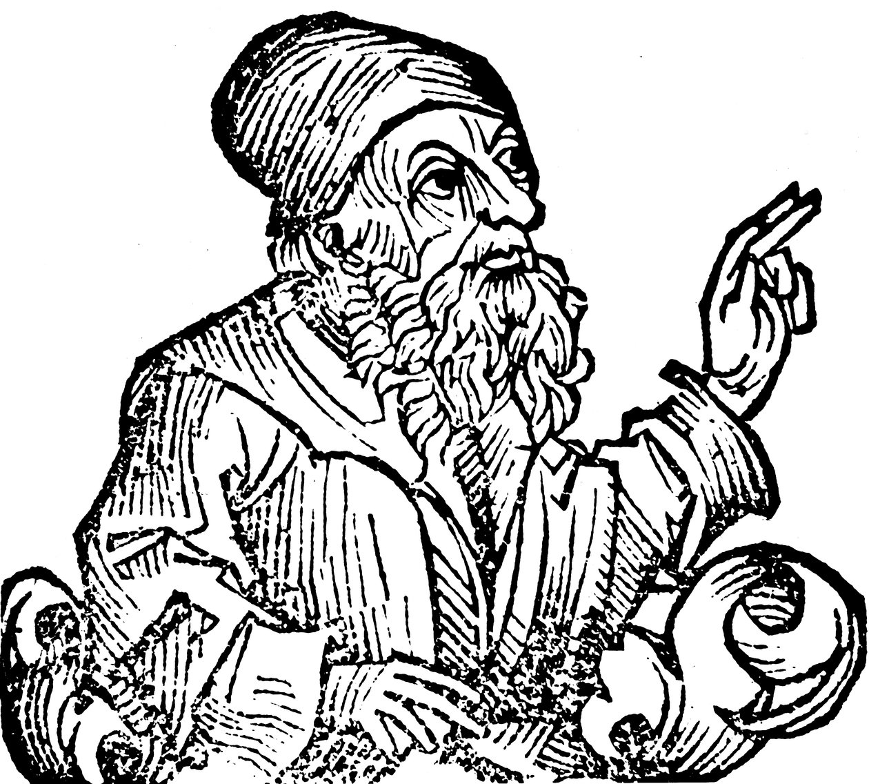 Anaxágoras c500-428 aC, filósofo grego antigo, 1493 de Unbekannt