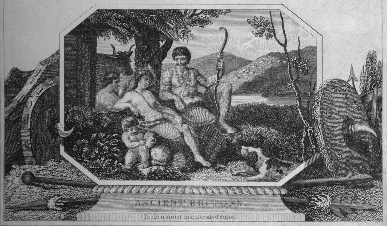 Britânicos antigos, em seu estado mais inculto, 1838 de Unbekannt