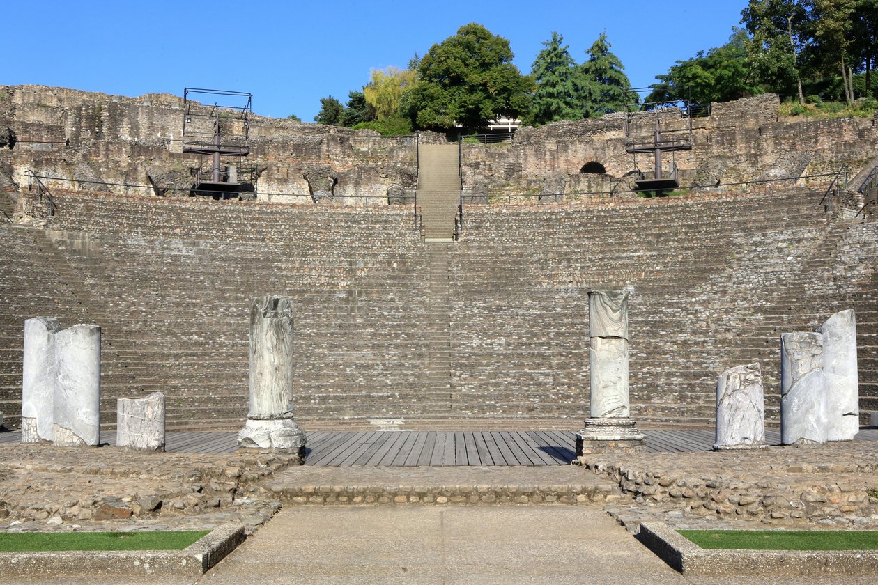 Antigo Teatro de Fourviere. Lyon, 20160828, Lyon, França de Unbekannt