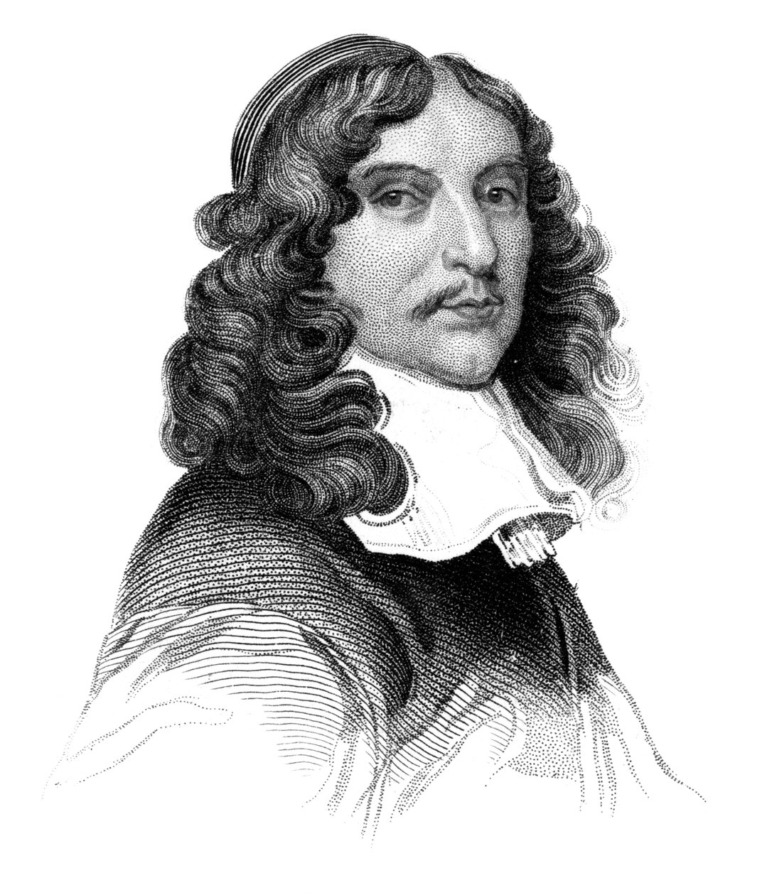 Andrew Marvell, poeta metafísico inglês do século XVII, c1850 de Unbekannt