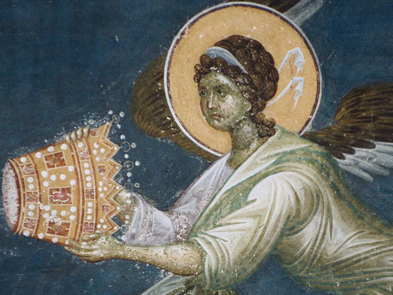 Anjo com a coroa, 1321-1322 de Unbekannt