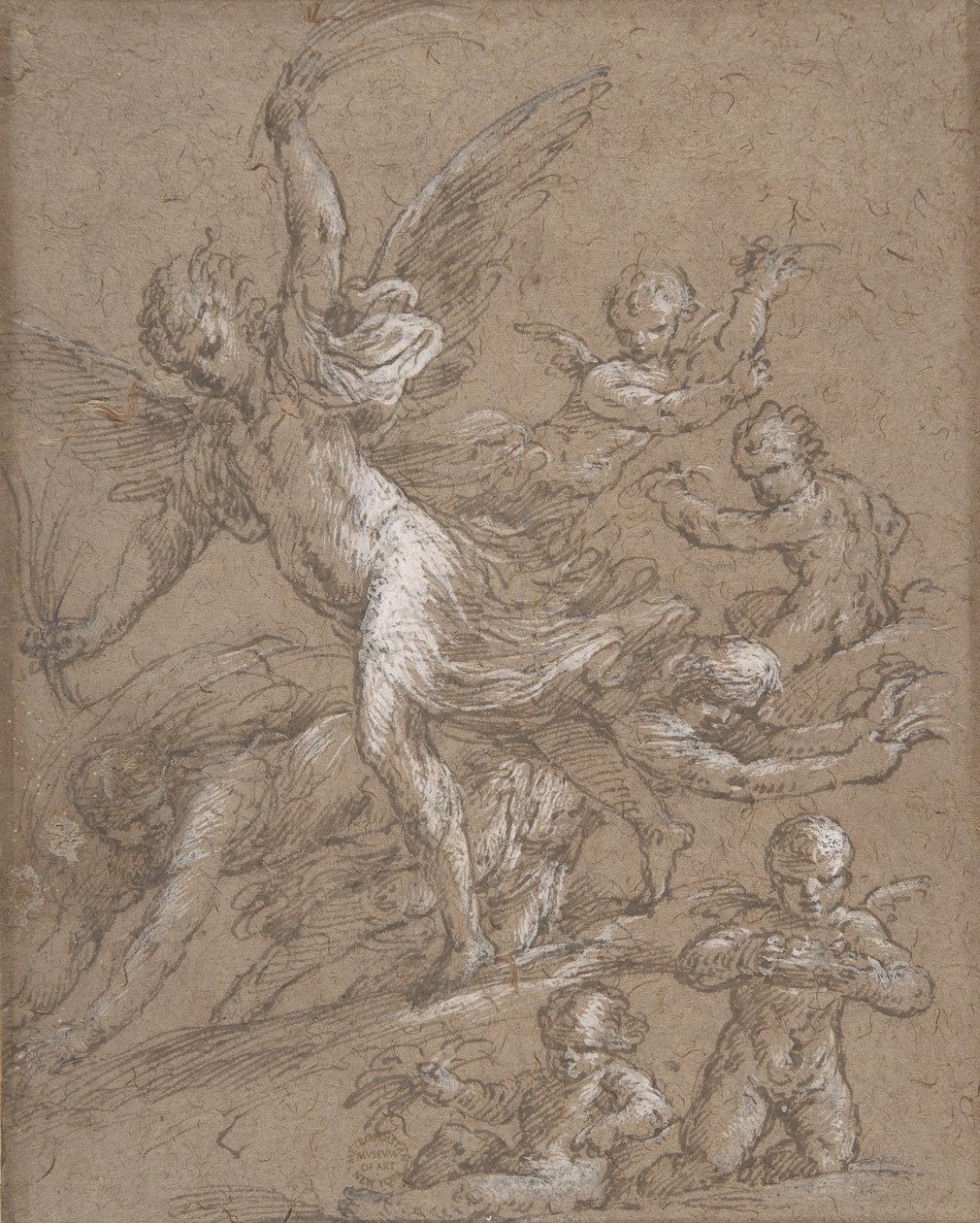 Anjos e Putti, século XVII. de Unbekannt