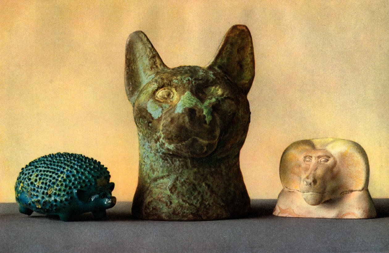 Esculturas de animais do Novo Reino e dos Últimos Períodos, Egito, 1936 de Unbekannt