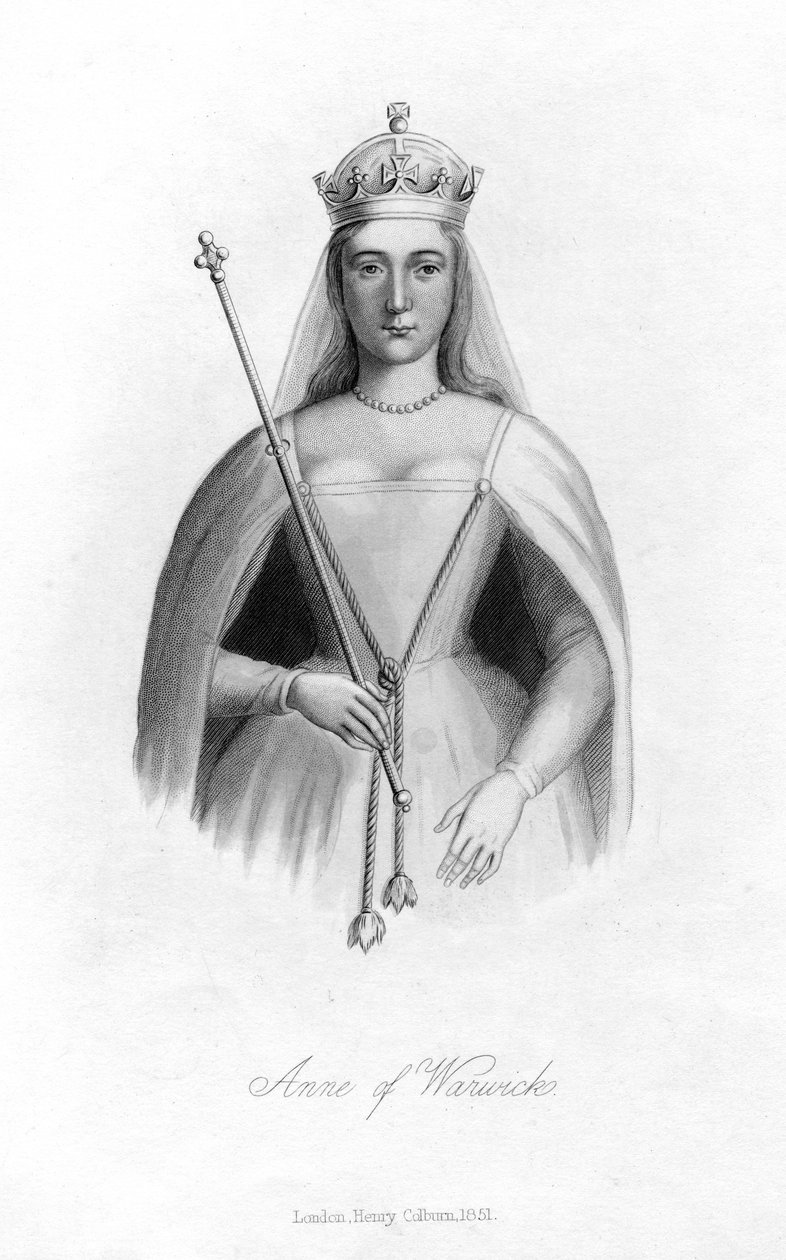 Anne Neville, condessa de Warwick, 1851 de Unbekannt