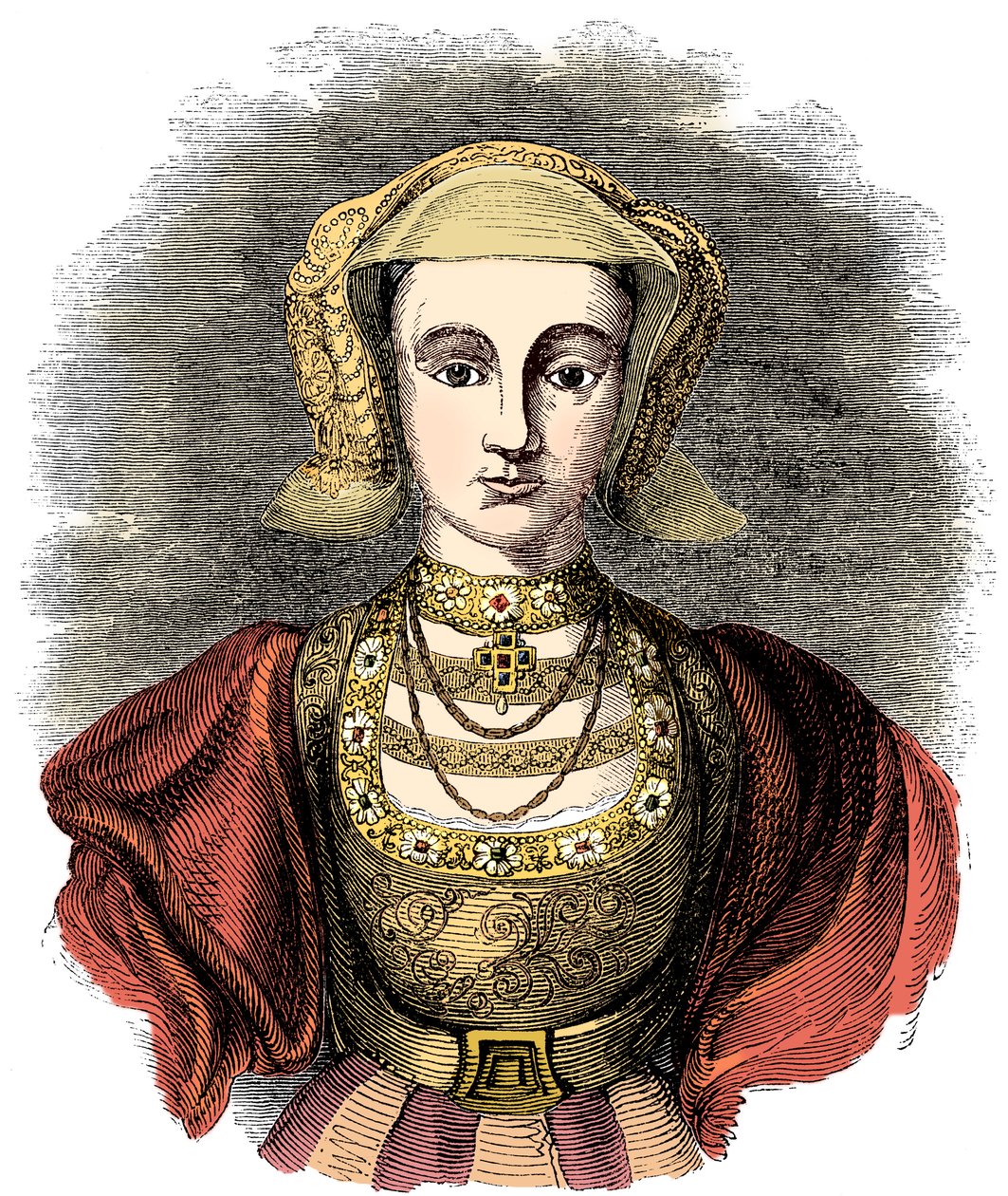 Ana de Cleves 1515-1557, quarta esposa de Henrique VIII da Inglaterra, século XIX de Unbekannt