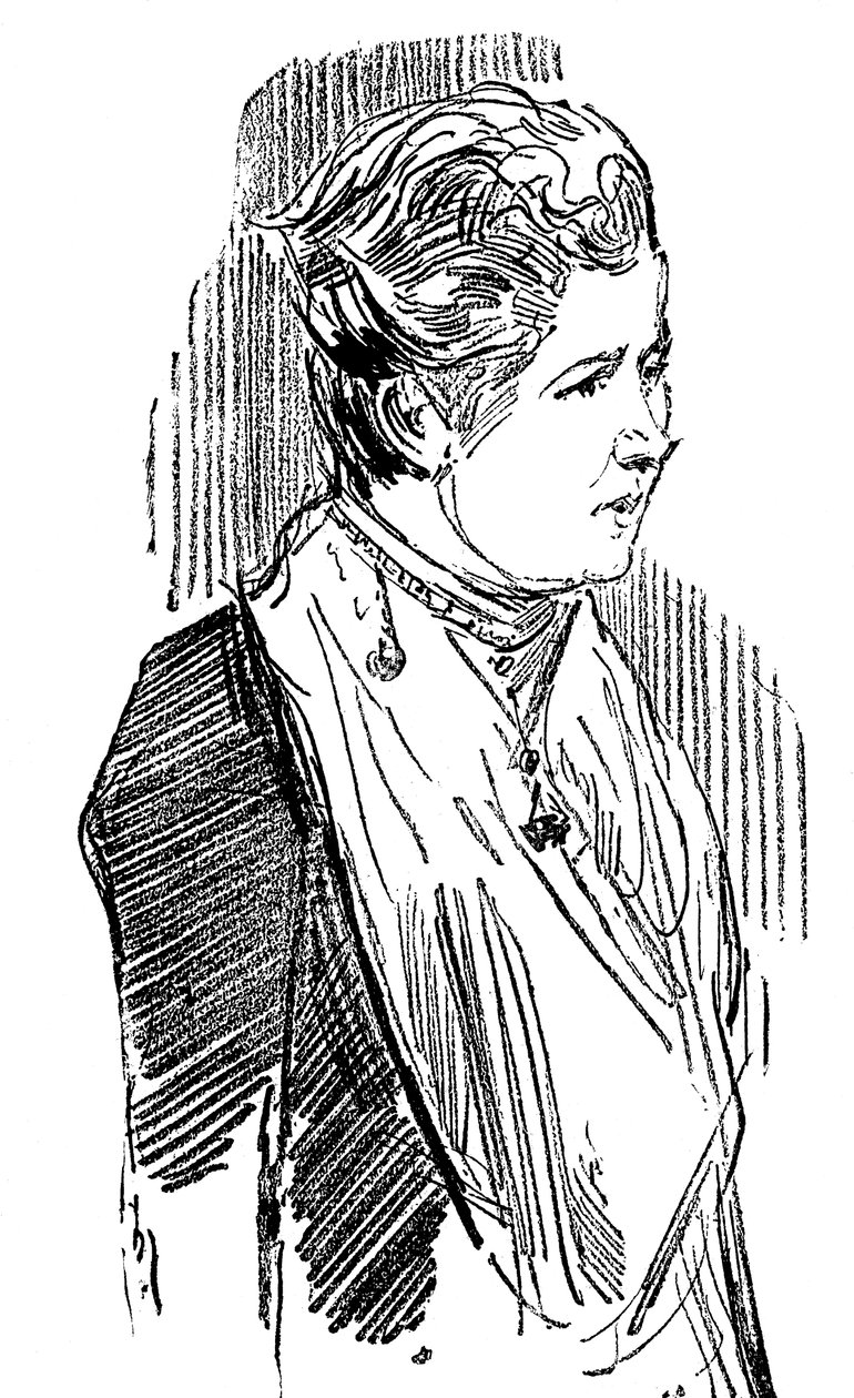 Annie Besant nee Wood 1847-1933, socialista e teosofista britânico, 1890 de Unbekannt